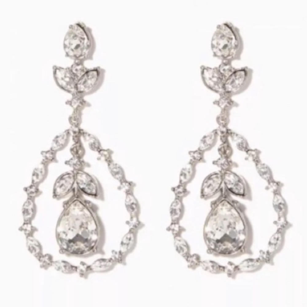 ZOYA SWAROVSKI FLORAL EARRINGS